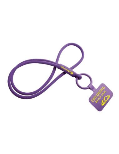 Lanyard con soporte para teléfono con tubo elástico N73400IP1