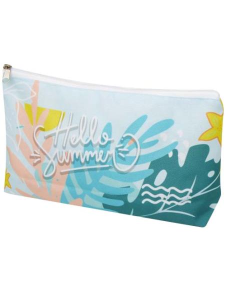 Neceser de viaje de rPET en sublimación (pequeña) N10960LP1