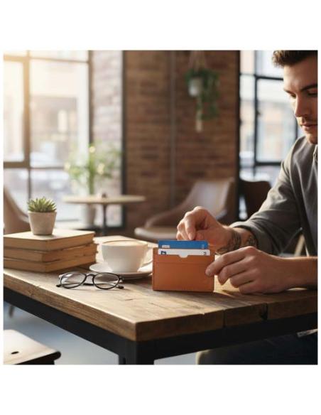 Tarjetero de piel reciclada N12030ZP1