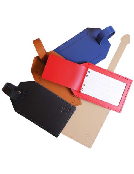 Etiqueta para equipaje de piel reciclada N12130ZP1