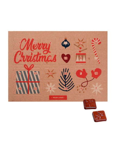 Calendario de Adviento XS con Chocolatinas Personalizado | Consultar precio | nosolodulce