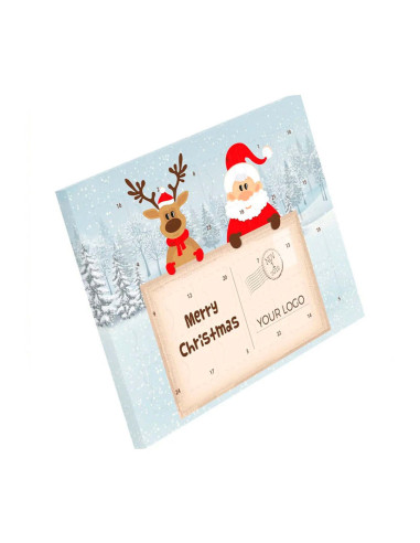 Calendario de Adviento XS con Chocolatinas Personalizado | Consultar precio | nosolodulce