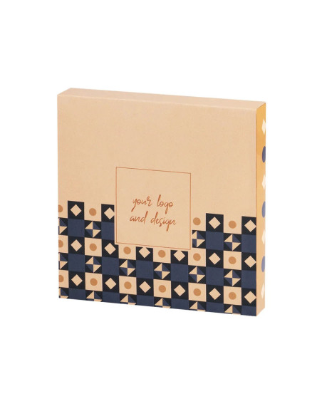Caja Cuadrada con 4 Napolitanas de Chocolate Personalizada | Desde 3,40 € | nosolodulce