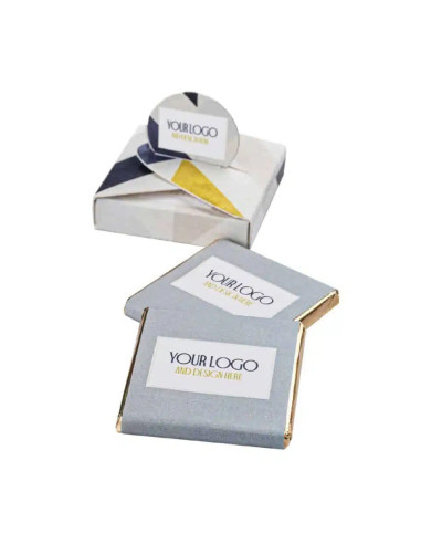 Cajita con 2 Napolitanas de Chocolate Personalizada | Desde 1,00 € | nosolodulce