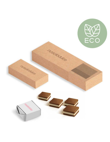 Caja con 2 Bombones Cortados Personalizados | Desde 2,81 € | nosolodulce