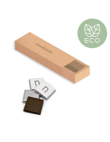 Caja Alargada con 4/8/16 Napolitanas de Chocolate Personalizada | Desde 3,00 € | nosolodulce