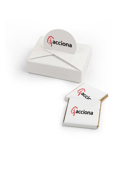 Cajita con 2 Napolitanas de Chocolate Personalizada | Desde 1,00 € | nosolodulce