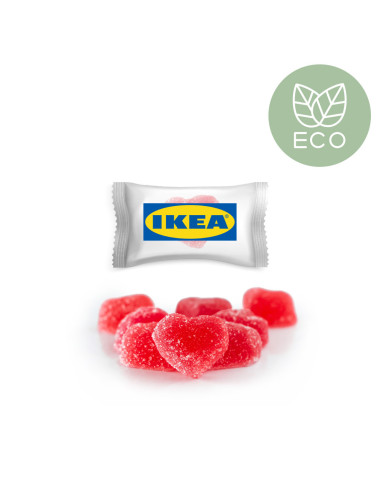 Gominola Corazón en sobre Personalizada | Desde 0,20 € | nosolodulce