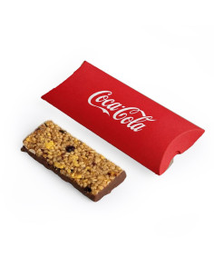 Barrita de proteínas con chocolate en blíster de cartón Personalizado | Desde 1,90 € | nosolodulce