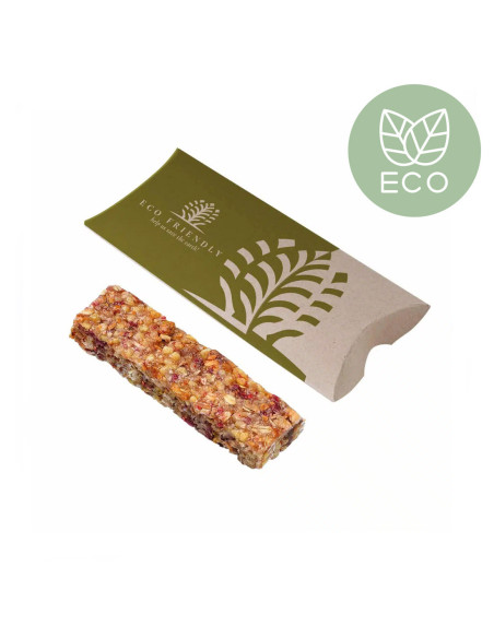 Barrita de cereales muesli en blíster de cartón Personalizado | Desde 1,45 € | nosolodulce