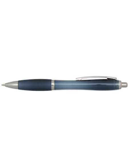 Bolígrafo de plástico reciclado con certificado RCS y cuerpo y empuñadura de color (tinta azul) N55354601