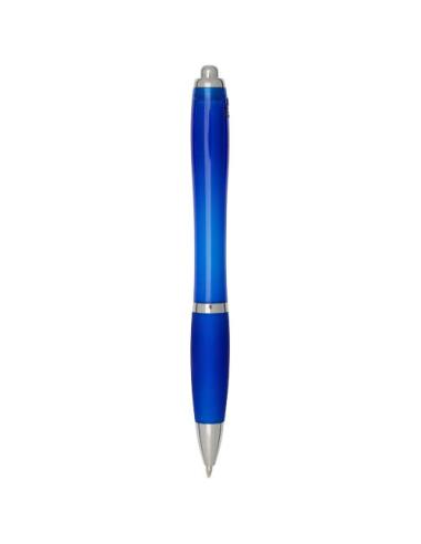 Bolígrafo de plástico reciclado con certificado RCS y cuerpo y empuñadura de color (tinta negra) N35454601