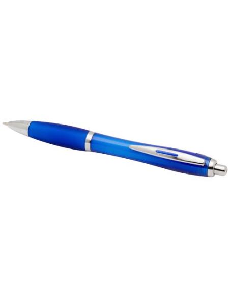 Bolígrafo de plástico reciclado con certificado RCS y cuerpo y empuñadura de color (tinta negra) N35454601