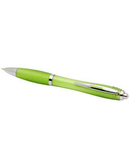 Bolígrafo de plástico reciclado con certificado RCS y cuerpo y empuñadura de color (tinta negra) N36454601