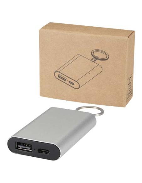 Batería externa de aluminio reciclado de 2000 mAh con llavero N18715421