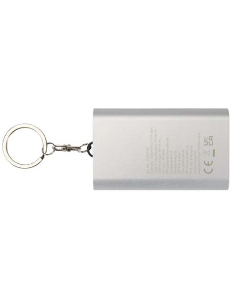 Batería externa de aluminio reciclado de 2000 mAh con llavero N18715421
