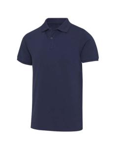 Polo de material reciclado orgánico de 220 g/m² con certificado OCS de manga corta unisex N01085593