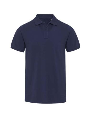 Polo de material reciclado orgánico de 220 g/m² con certificado OCS de manga corta unisex N05585593