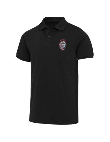Polo de material reciclado orgánico de 220 g/m² con certificado OCS de manga corta unisex N00985593