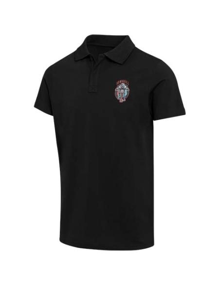 Polo orgánico de 180 g/m² con certificado OCS de manga corta unisex N00995593