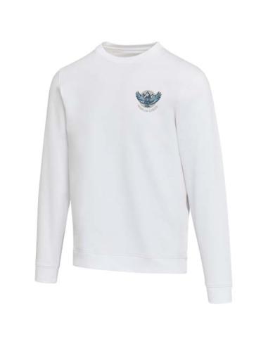 Jersey de cuello redondo de material reciclado orgánico de 280 g/m² con certificado OCS unisex N01016593