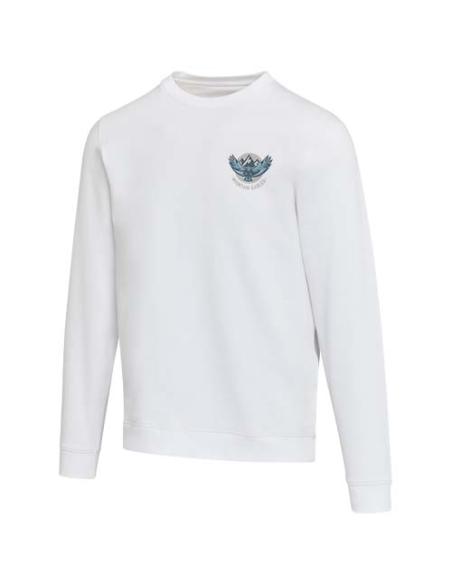 Jersey de cuello redondo de material reciclado orgánico de 280 g/m² con certificado OCS unisex N01016593