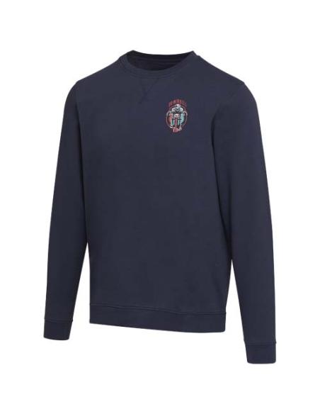 Jersey de cuello redondo de material reciclado orgánico de 280 g/m² con certificado OCS unisex N05516593