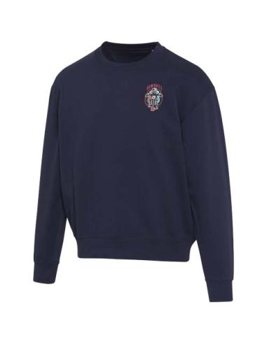 Jersey unisex de 280 g/m2 orgánico con certificado OCS oversize de cuello redondo N05546593