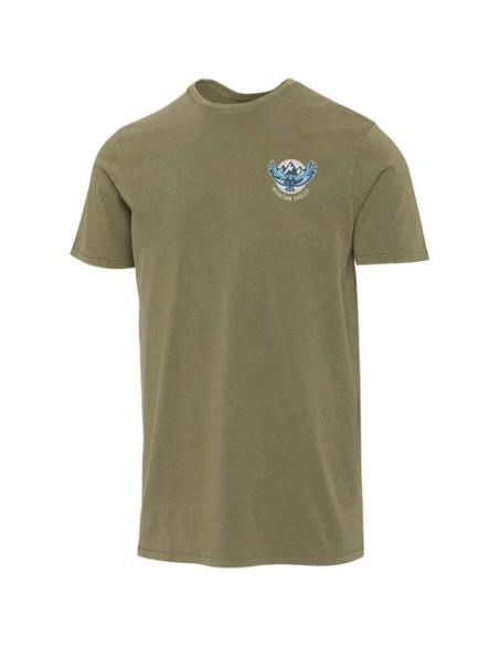 Camiseta de manga corta lavada de 160 g/m2 para hombre N01956593