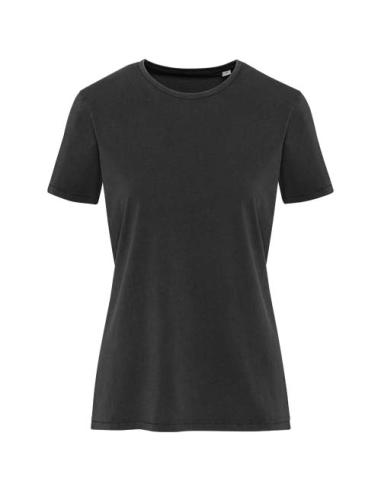 Camiseta lavada de manga corta de 160 g/m2 para mujer N00966593