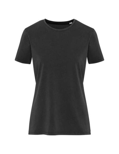 Camiseta lavada de manga corta de 160 g/m2 para mujer N00966593