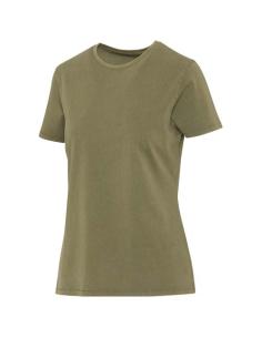 Camiseta lavada de manga corta de 160 g/m2 para mujer N00966593