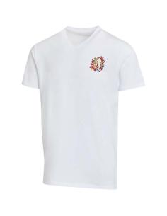 Camiseta orgánica unisex de 200 g/m² con certificado OCS de manga corta y cuello de pico N01056693 2