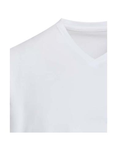 Camiseta orgánica unisex de 200 g/m² con certificado OCS de manga corta y cuello de pico N01056693