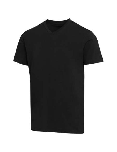 Camiseta orgánica unisex de 200 g/m² con certificado OCS de manga corta y cuello de pico N00956693