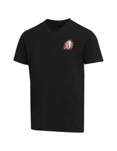 Camiseta orgánica unisex de 200 g/m² con certificado OCS de manga corta y cuello de pico N00956693
