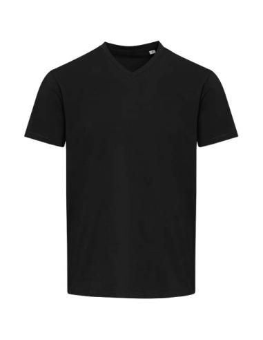 Camiseta orgánica unisex de 200 g/m² con certificado OCS de manga corta y cuello de pico N00956693