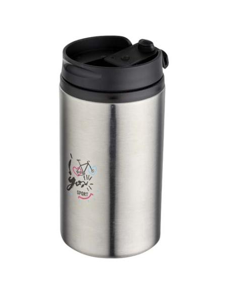 Vaso con aislamiento de acero inoxidable reciclado de 250 ml con certificación RCS N18267001