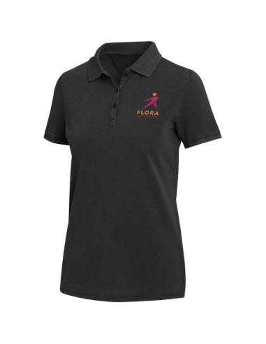 Polo de 200 g/m2 lavado para mujer N10986593