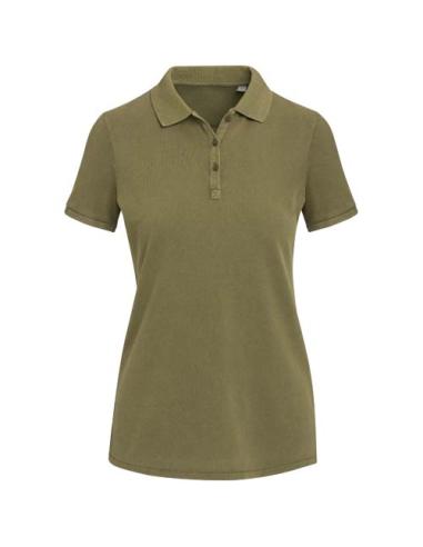 Polo de 200 g/m2 lavado para mujer N11986593