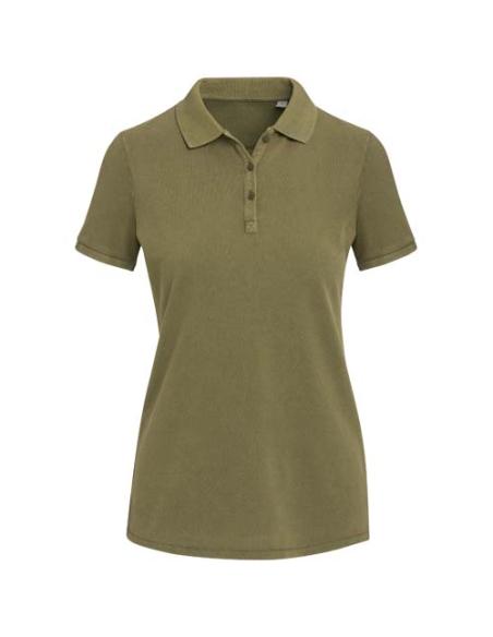 Polo de 200 g/m2 lavado para mujer N11986593