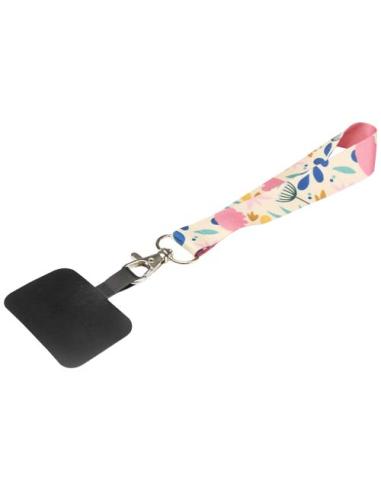 Lanyard pequeño de RPET con sublimación y soporte para teléfono N10401LP1