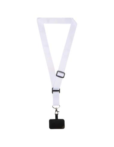 Lanyard ajustable de RPET de sublimación y soporte para teléfono N10111LP1
