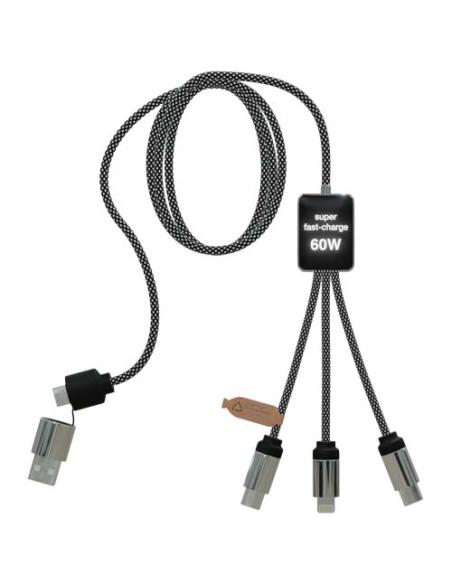 Cable de carga tipo C de 60 W con doble logotipo retroiluminado N09312XP2