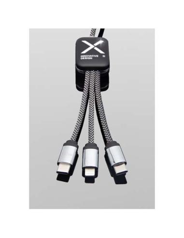 Cable de carga tipo C de 60 W con doble logotipo retroiluminado N09312XP2