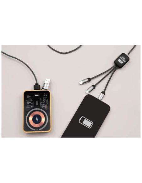 Cable de carga tipo C de 60 W con doble logotipo retroiluminado N09312XP2
