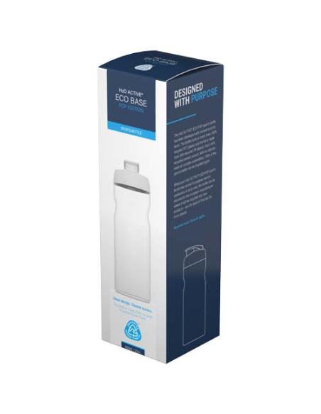 Bidón deportivo con tapa Flip de 650 ml H2O Active® Eco POP Base N29790012