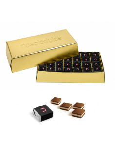 Lingote Extra con 84 Bombones Cortados Personalizados | Desde 47,25 € | nosolodulce