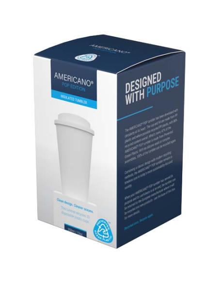 Vaso isotérmico Americano® POP 350 ml con tapa antiderrame N25497012