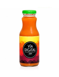 Botellín de Zumo de Frutas Natural 25cl Personalizado | Al mejor Precio | nosolodulce